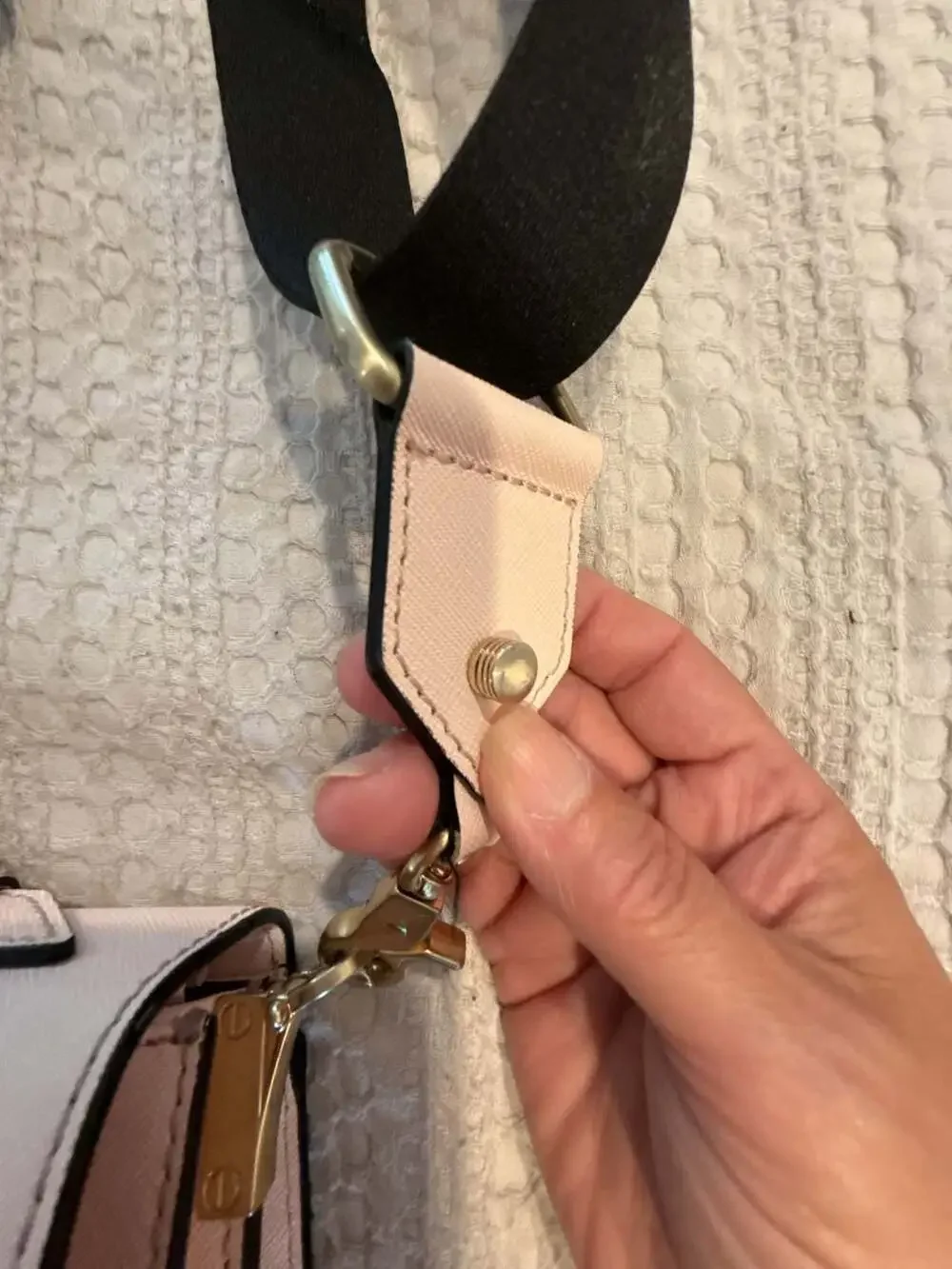 Botkier Cobble Hill Crossbody Bag in Blush Pink
